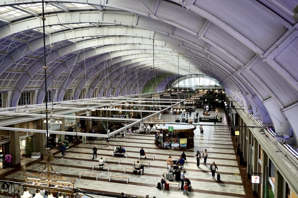 Inside Stockholm Central Station
