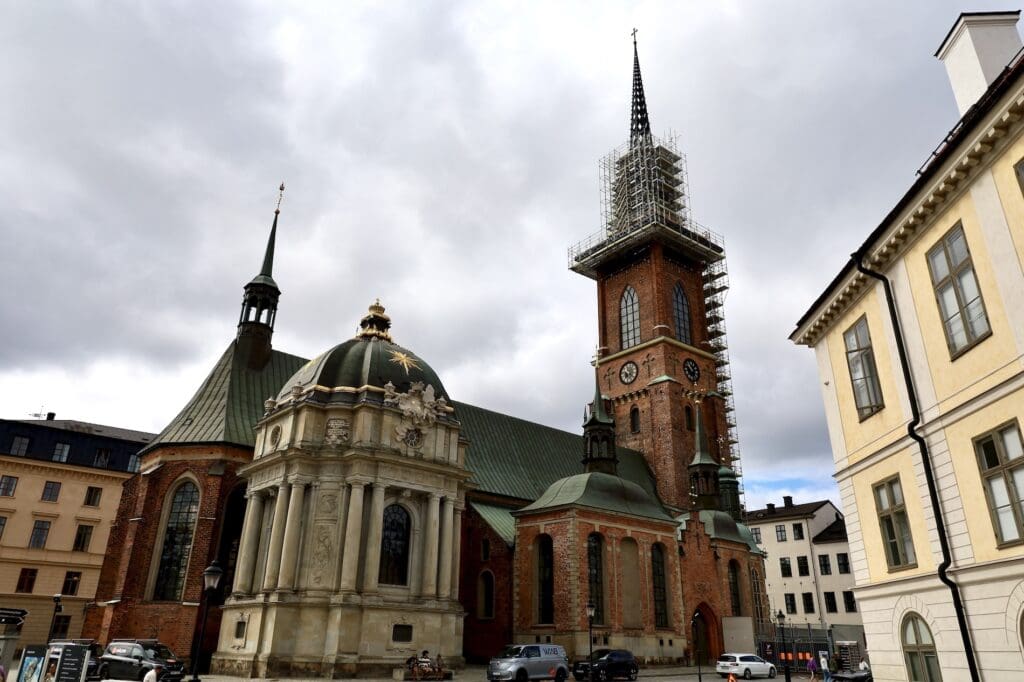 Riddarholmen Church During Renovation