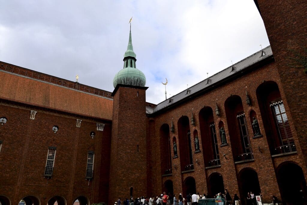 The Open-Air Courtyard of Stockholm City Hall