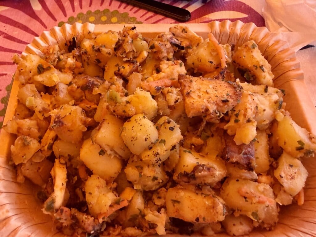 Chicken and Potatoes at Market Square