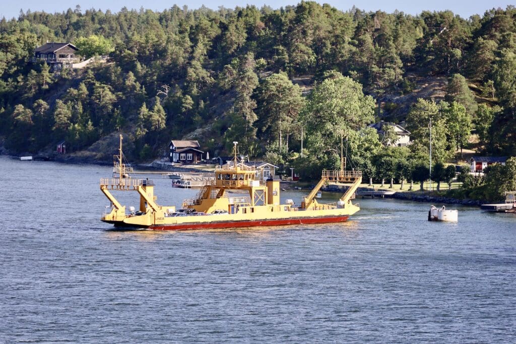 A Car Ferry Seen from the Silja Serenade