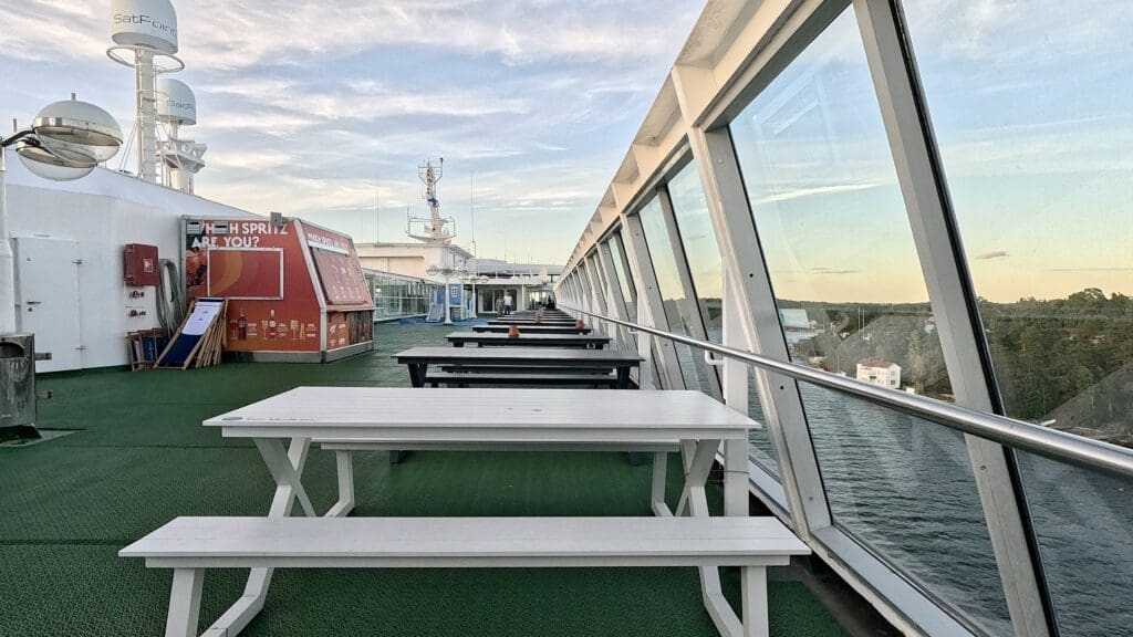 Sun Deck on the Silja Serenade