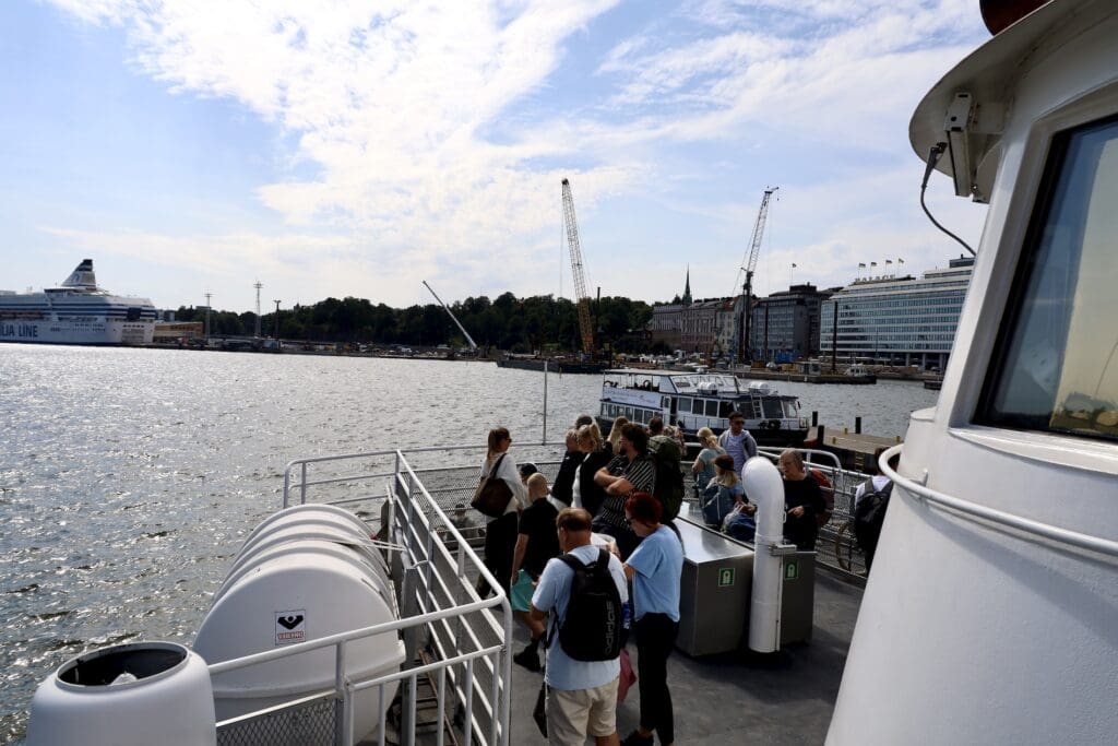 Aboard the Suomenlinna Ferry