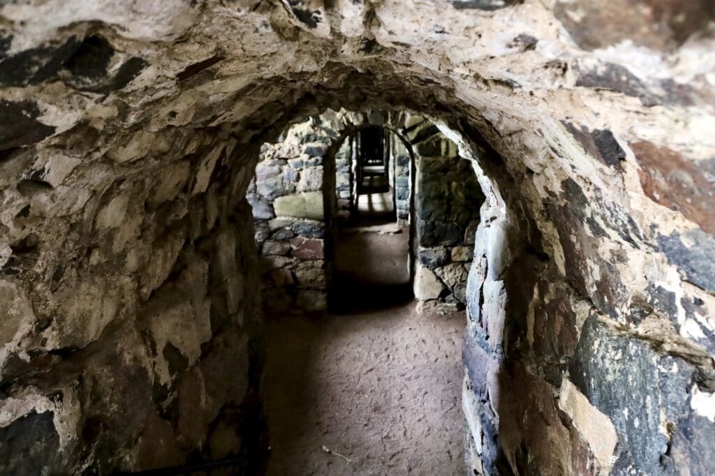 Inside the Tunnels at Bastion Höpken