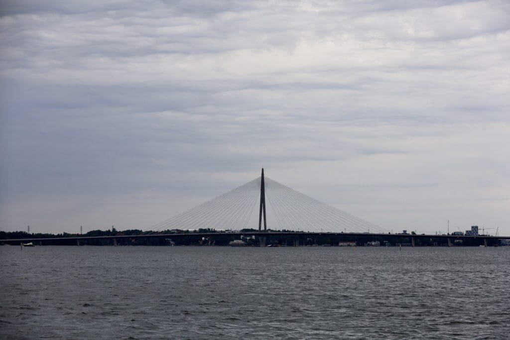 Kruunuvuori Bridge from the Suomenlinna Ferry