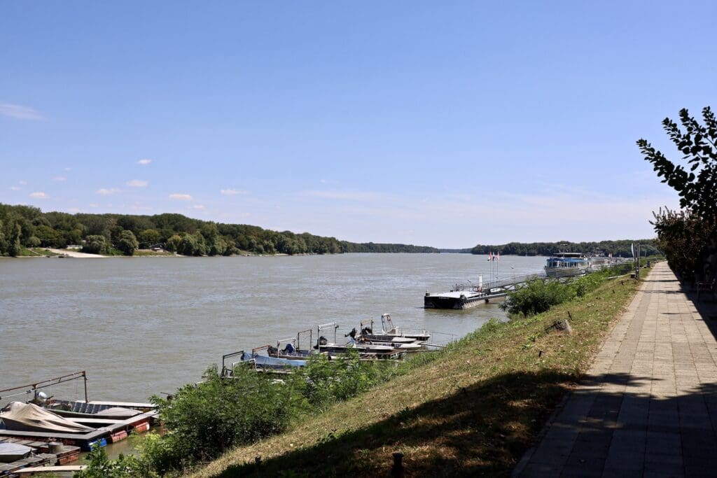 Walking Path Along the Danube in Mohács